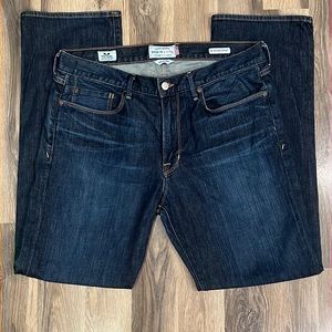 The Lucky Brand “361 Vintage Straight” Mens 33x30 Dark Washed Straight Leg Jeans